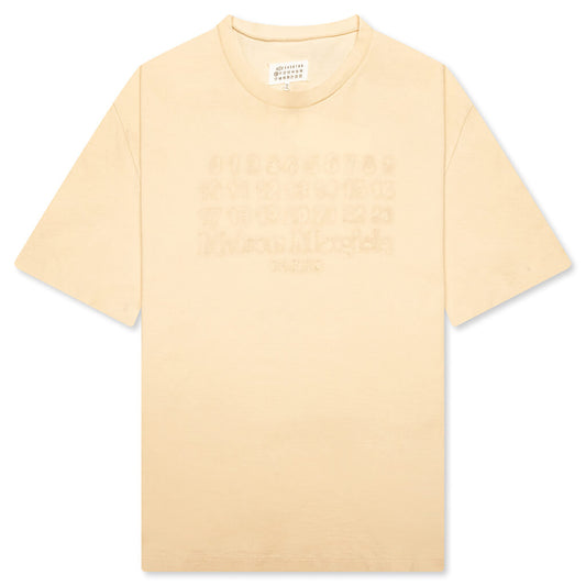 Embroidered Logo T-Shirt - Natural