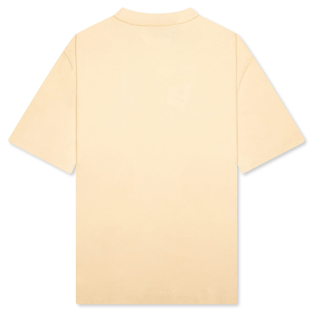 Embroidered Logo T-Shirt - Natural