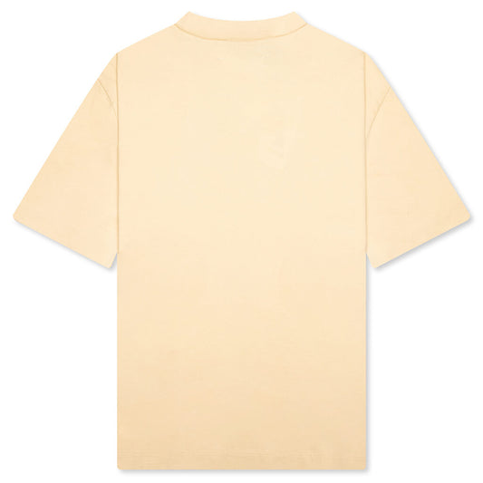 Embroidered Logo T-Shirt - Natural