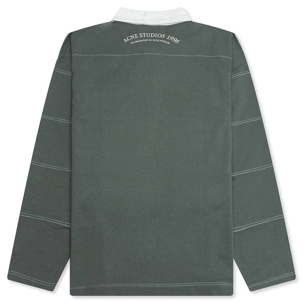 Floragatan Artwork Polo - Vintage Green