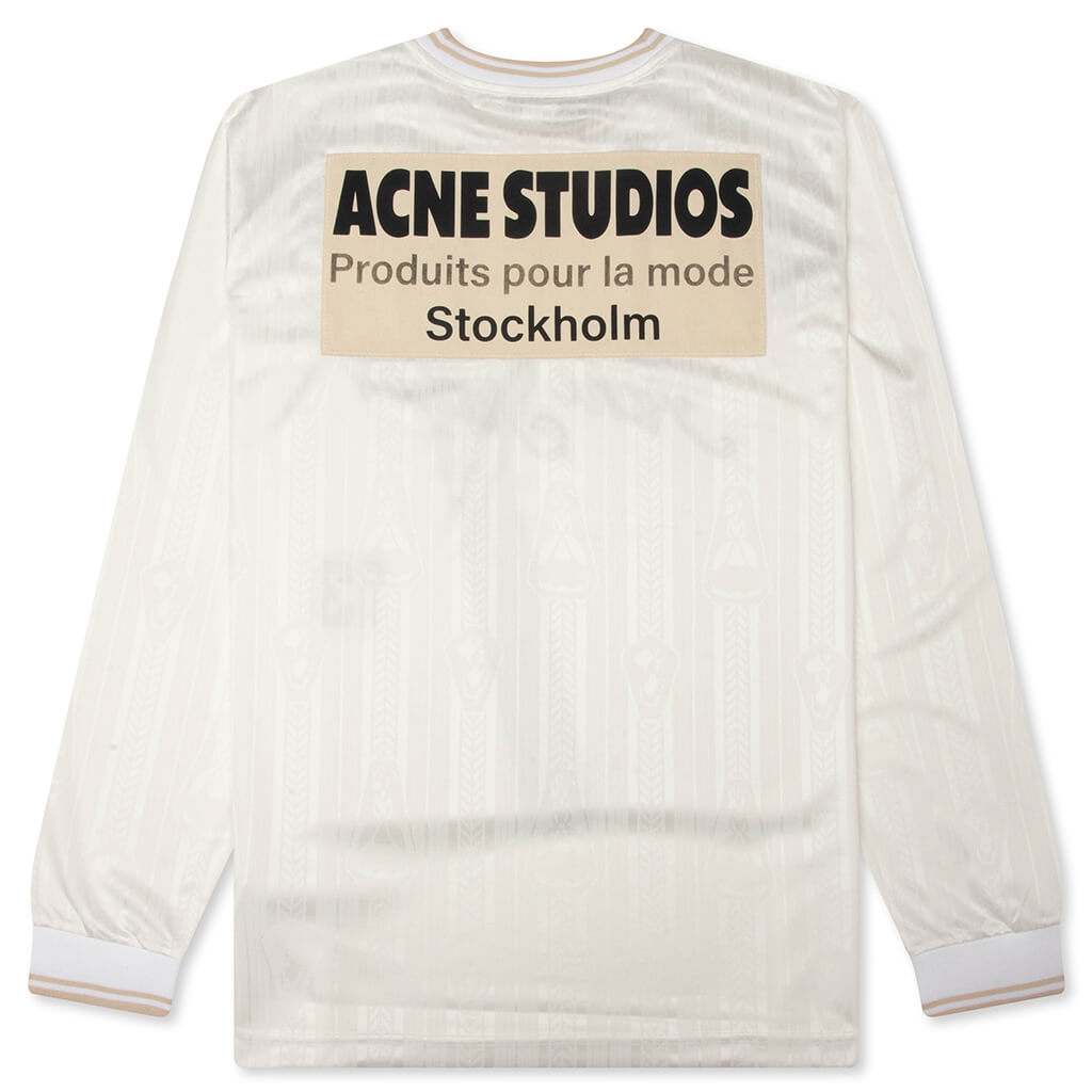 Logo Sports Jersey Top - White