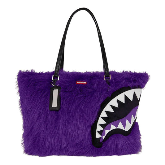 Sprayground Furzilla Shark Purp Tote Bag 'Purple' 910T8207NSZ