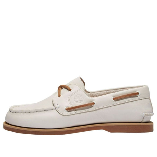 (WMNS) Timberland Classic Boat 'White' TB0A2Q9XETD1
