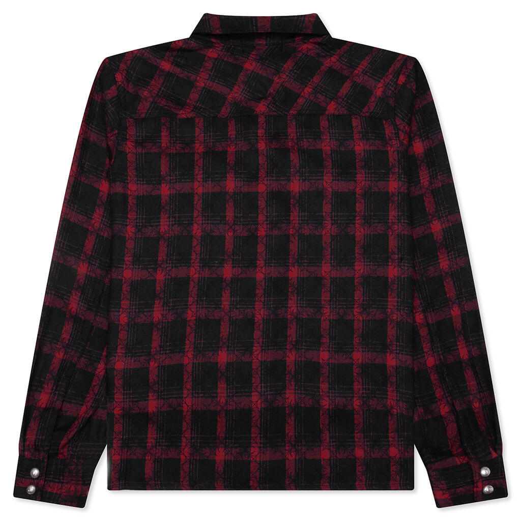 All Over Pattern Shirt - Red