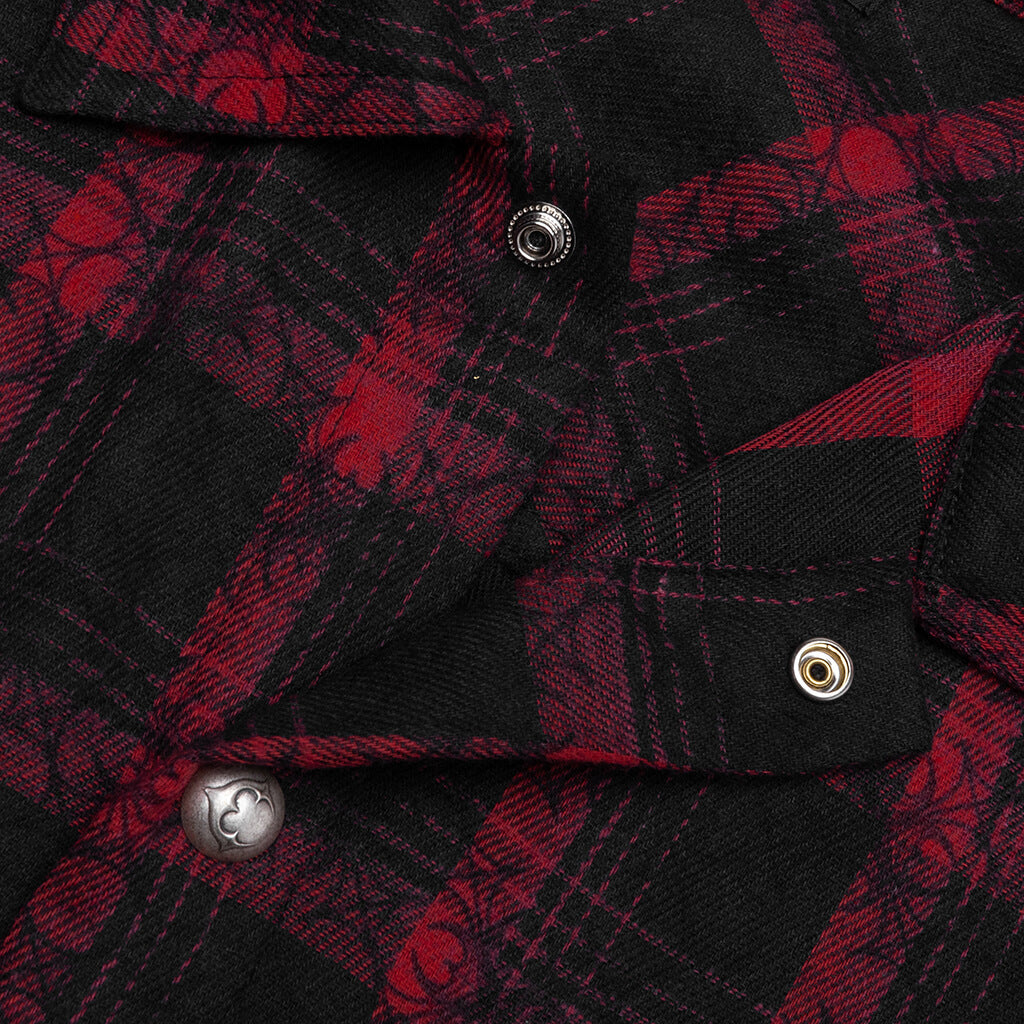 All Over Pattern Shirt - Red