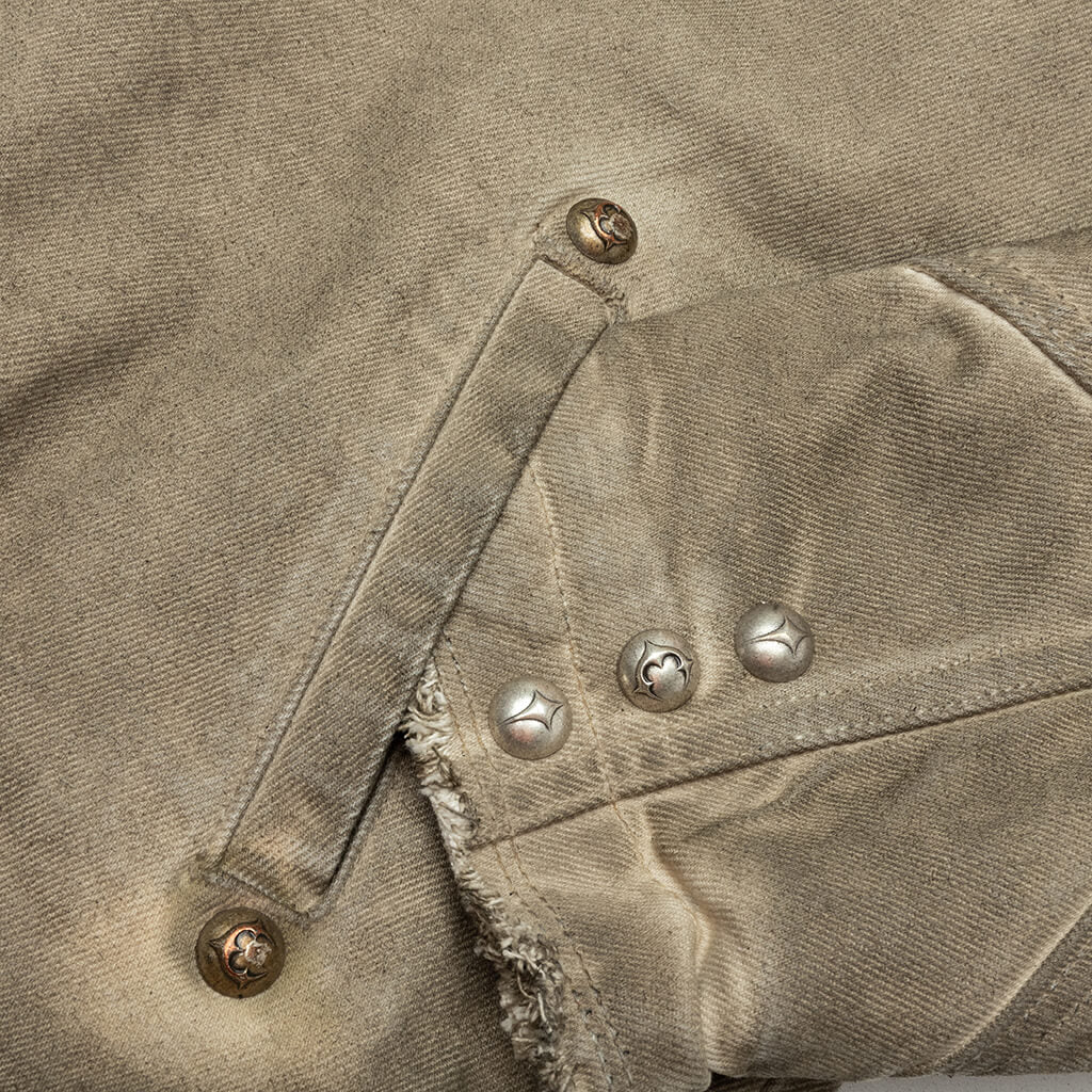Washed Work Jacket - Beige