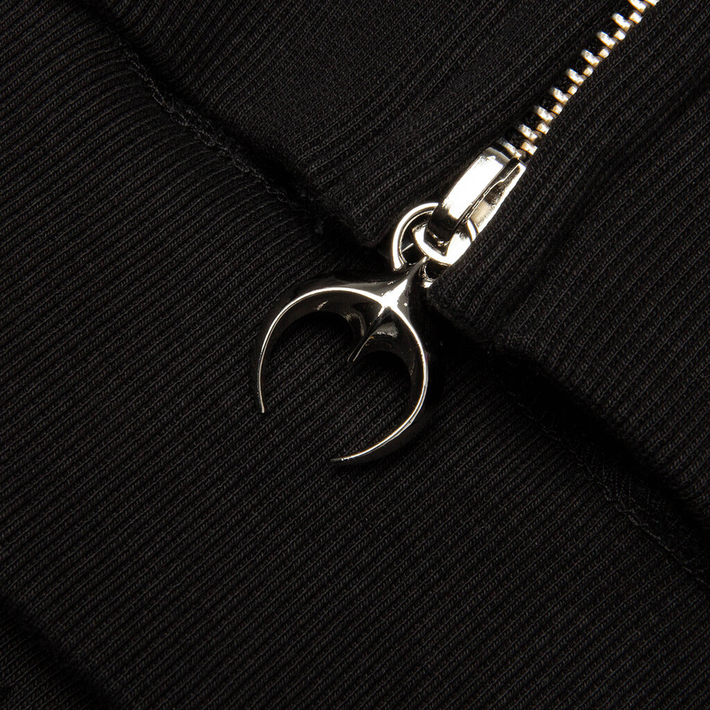 TC Ribcage Zip-Up Hoodie - Black