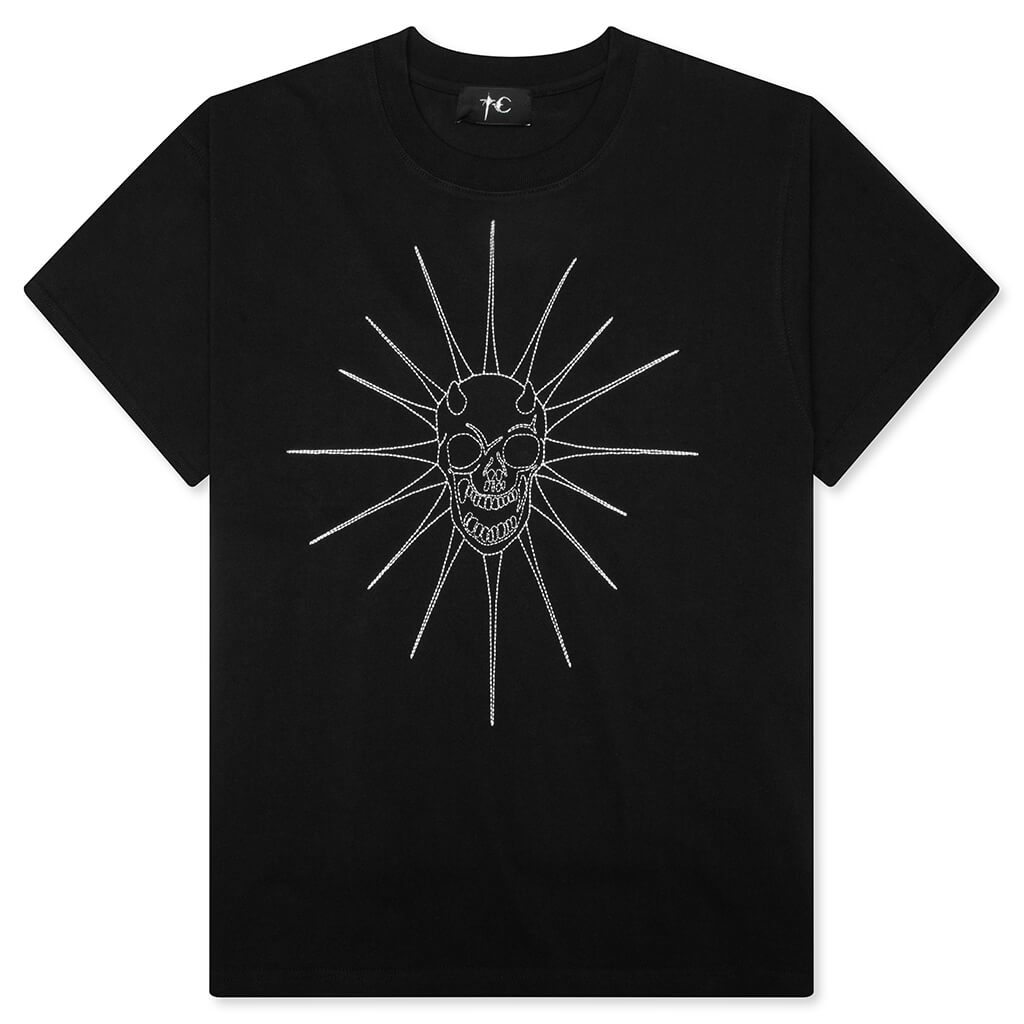 TC Riding Skull Stitch T-Shirt - Black