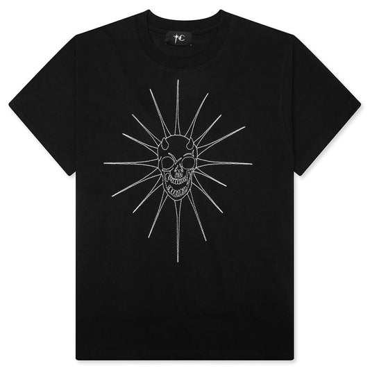 TC Riding Skull Stitch T-Shirt - Black