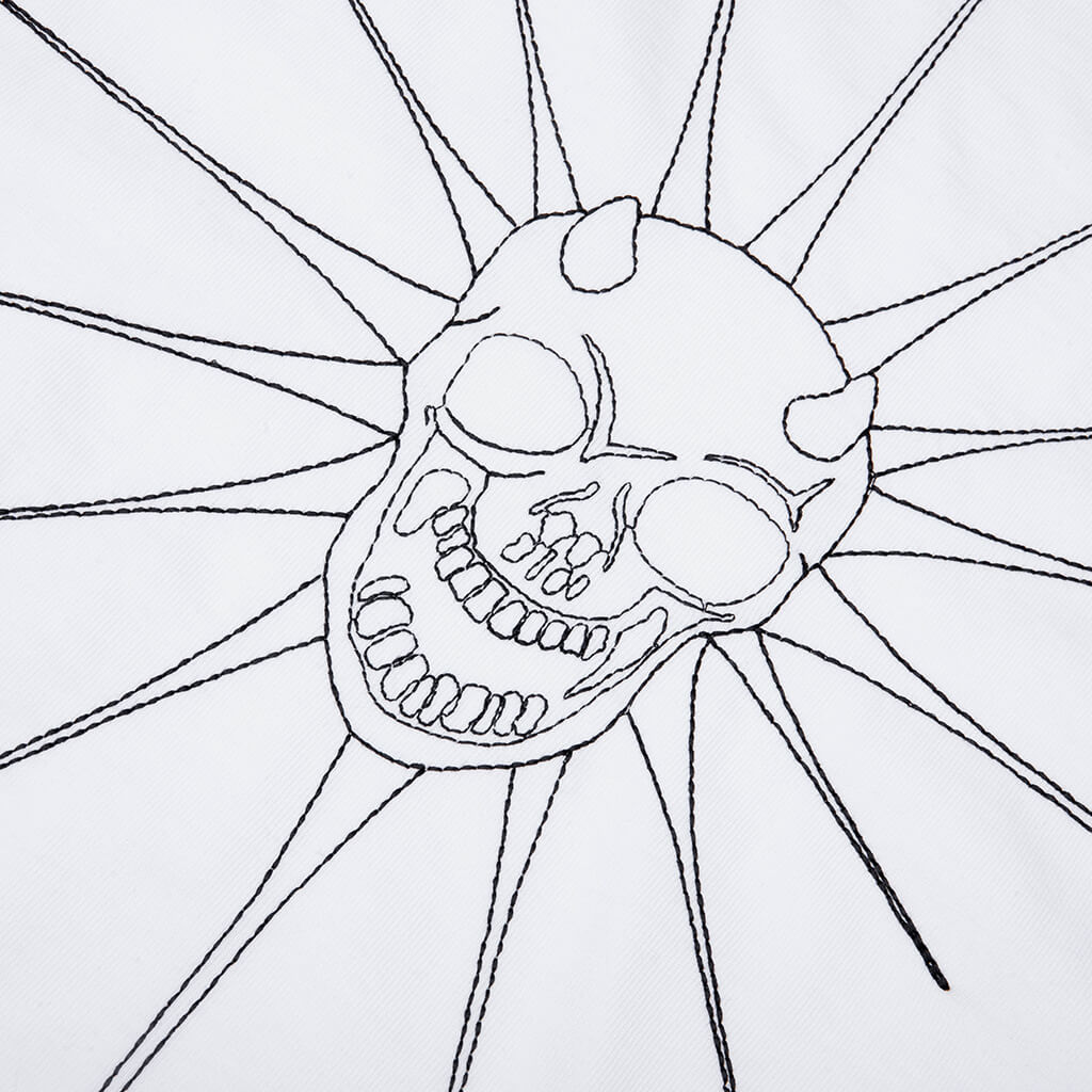 TC Riding Skull Stitch T-Shirt - White