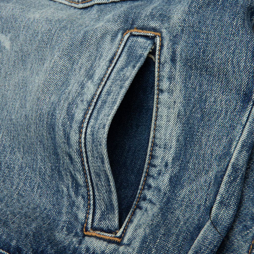 TC Spine Laser Denim Jacket - Blue