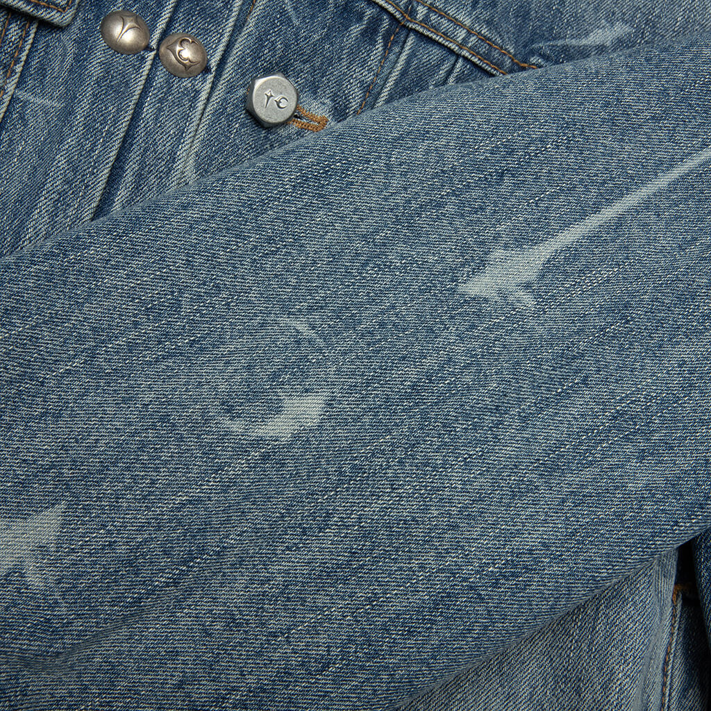 TC Spine Laser Denim Jacket - Blue