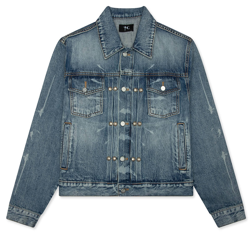 TC Spine Laser Denim Jacket - Blue