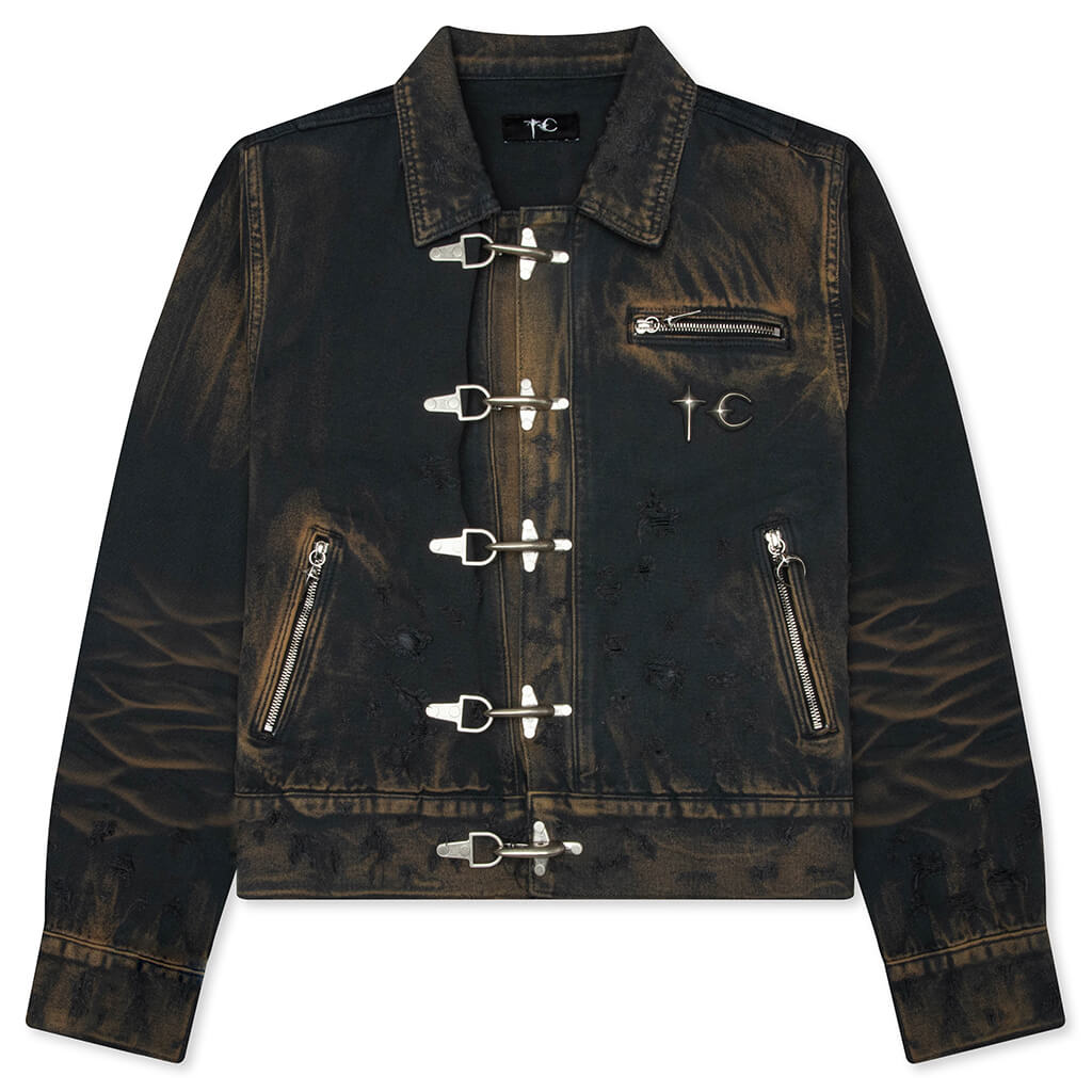 TC Two Tone Washed Jacket - Rust Black