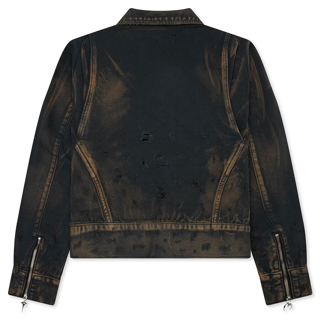 TC Two Tone Washed Jacket - Rust Black