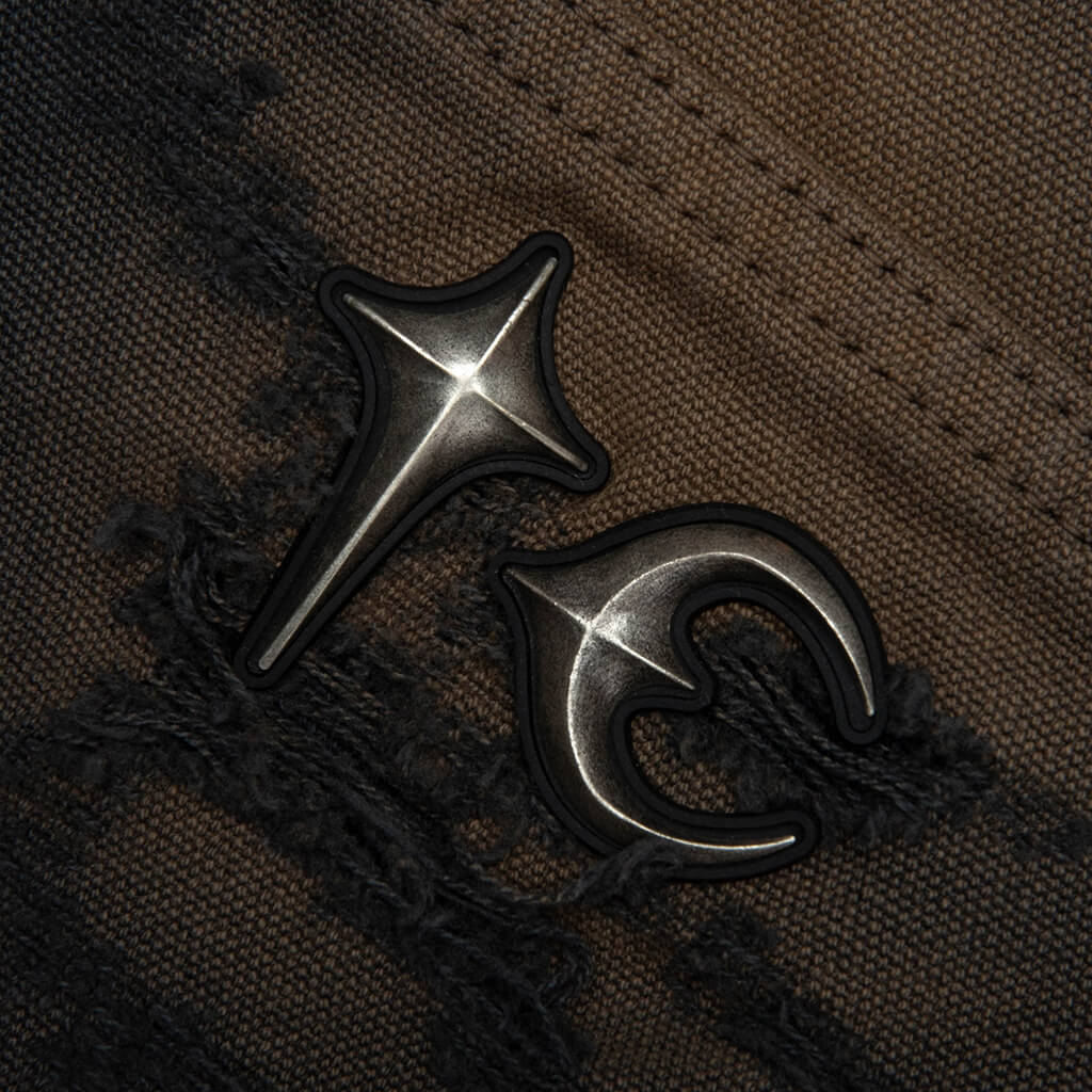 TC Two Tone Washed Pants - Rust Black