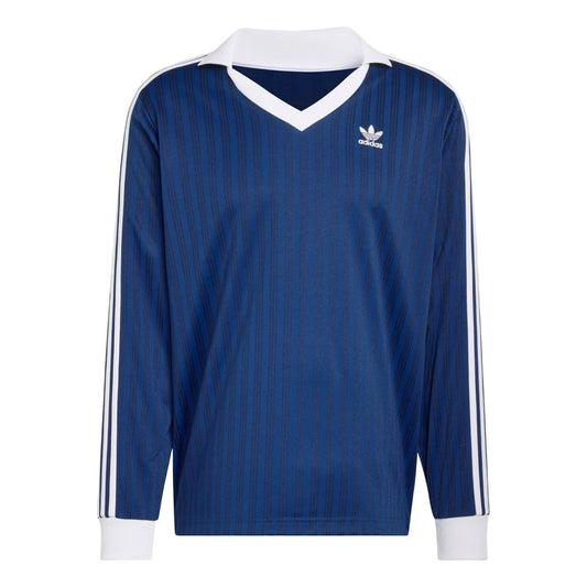 adidas Adicolor Pique Long Sleeve T-Shirt 'Night Indigo' KS2294