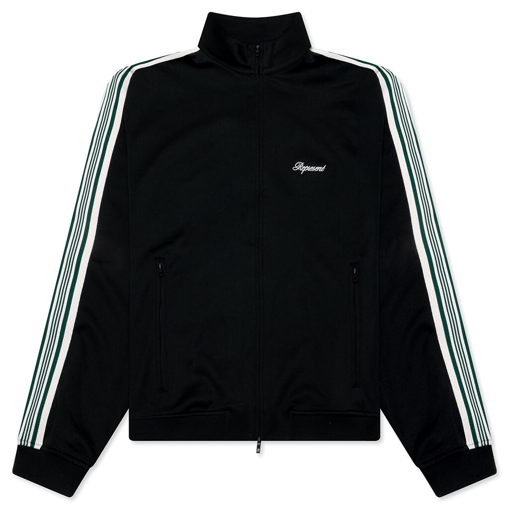 Taped Track Jacket - Jet Black