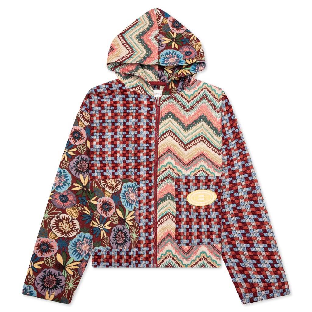 Tapestry Sounds Zip Hoodie - Red