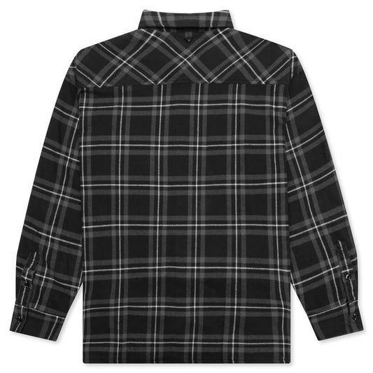Tartan Check Shirt L/S - Black