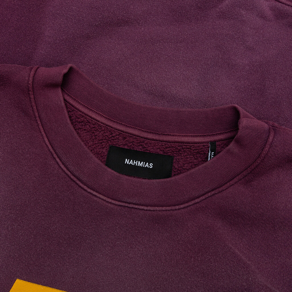 Teams Crewneck - Sunfade Plum