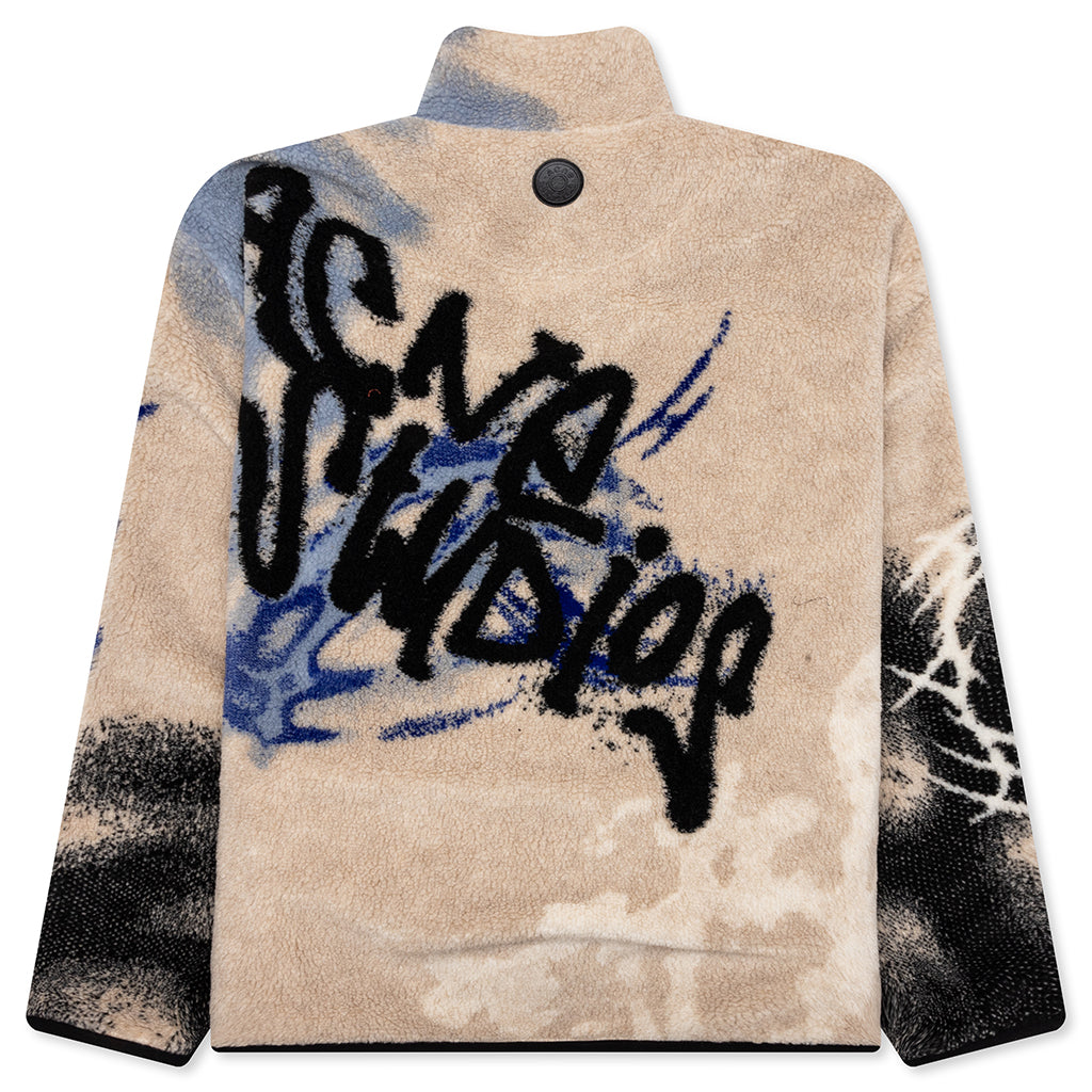 Teddy Jacquard Jacket - Beige