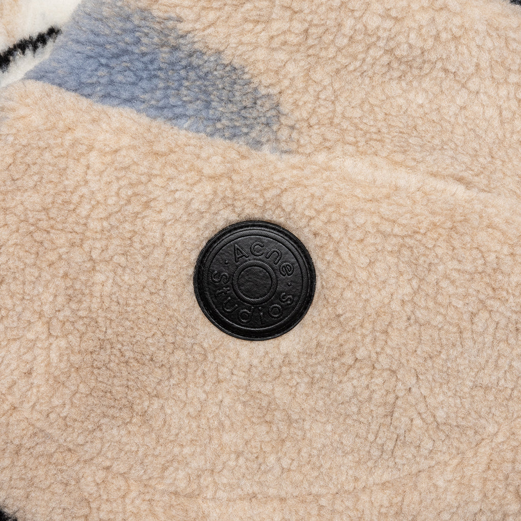 Teddy Jacquard Jacket - Beige
