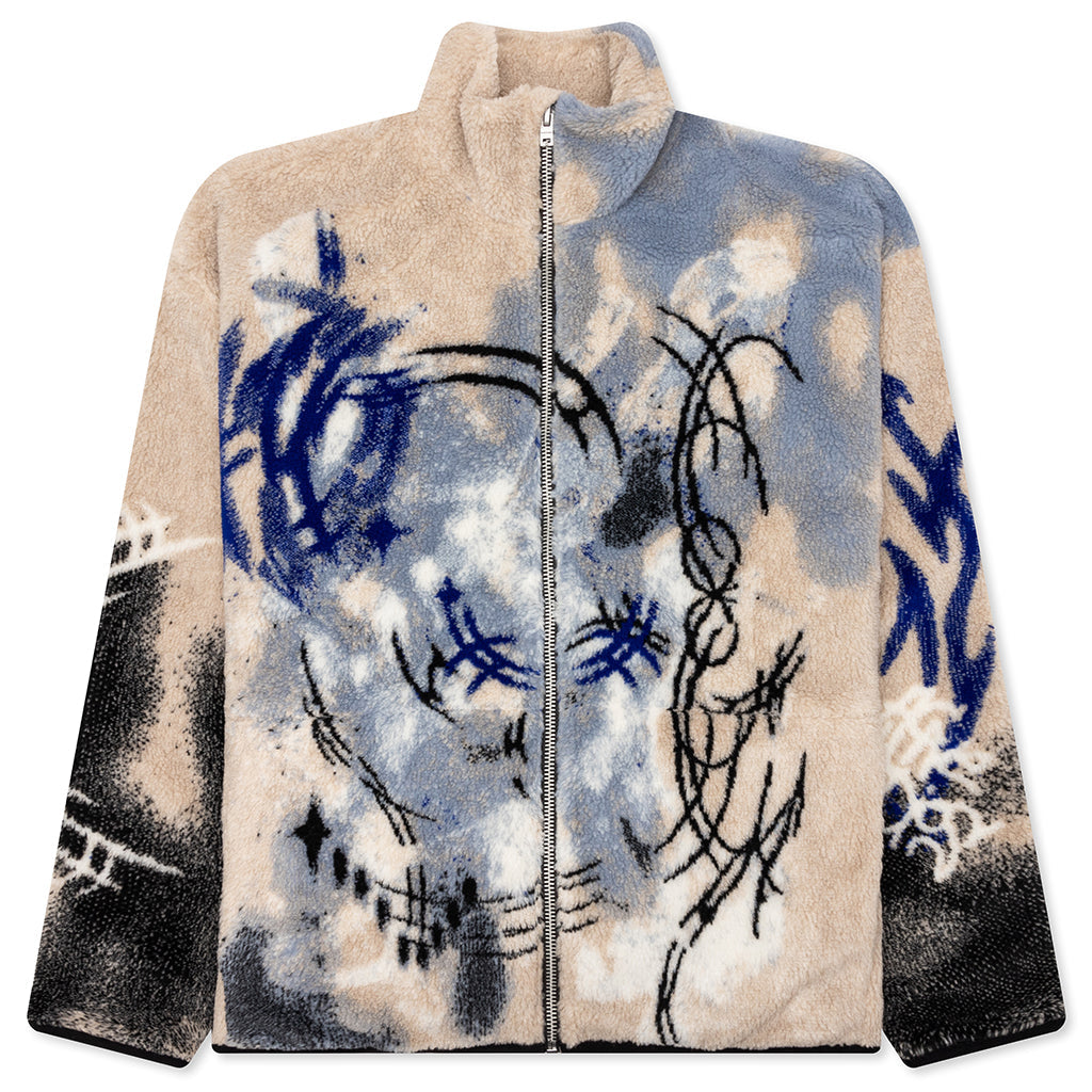 Teddy Jacquard Jacket - Beige