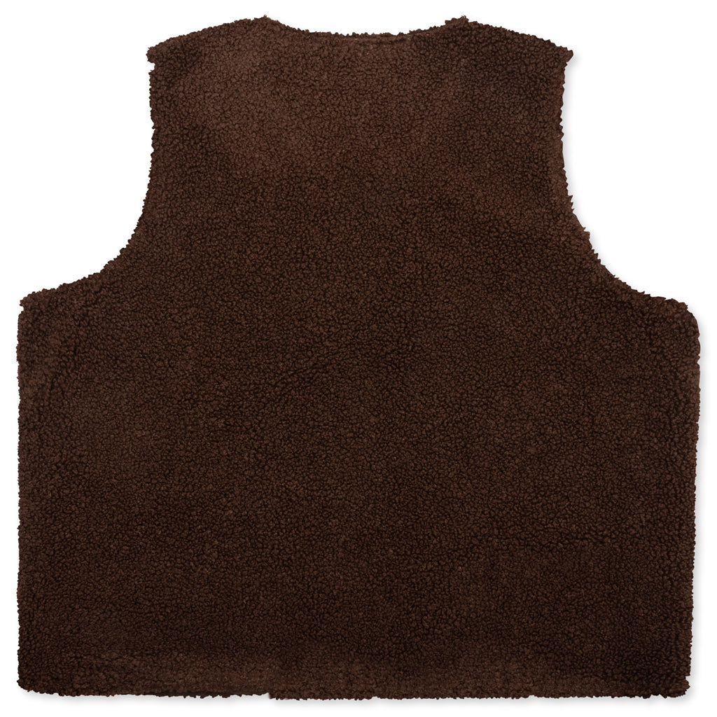 Teddy Notes Vest - Brown