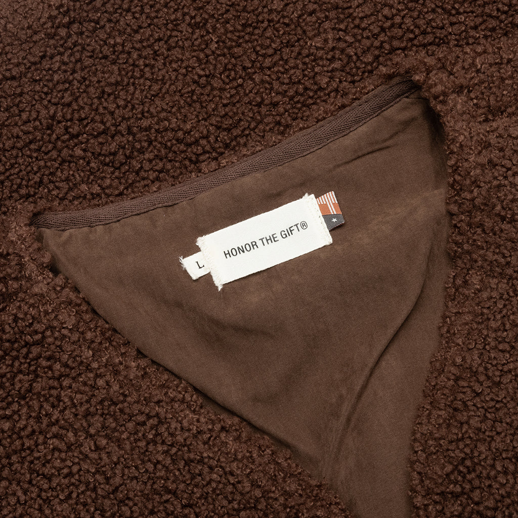 Teddy Notes Vest - Brown
