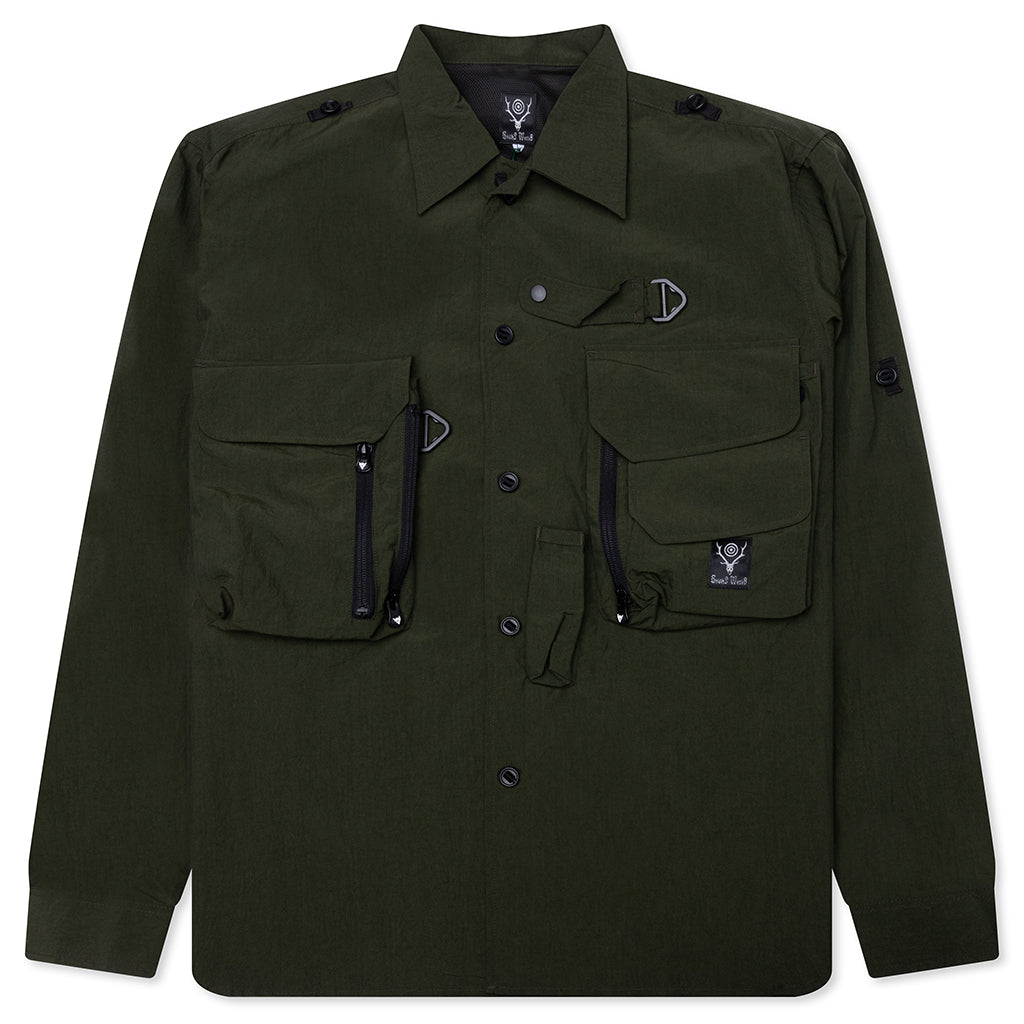 Tenkara Trout Nylon Ripstop Shirt - Green