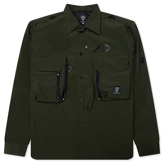 Tenkara Trout Nylon Ripstop Shirt - Green