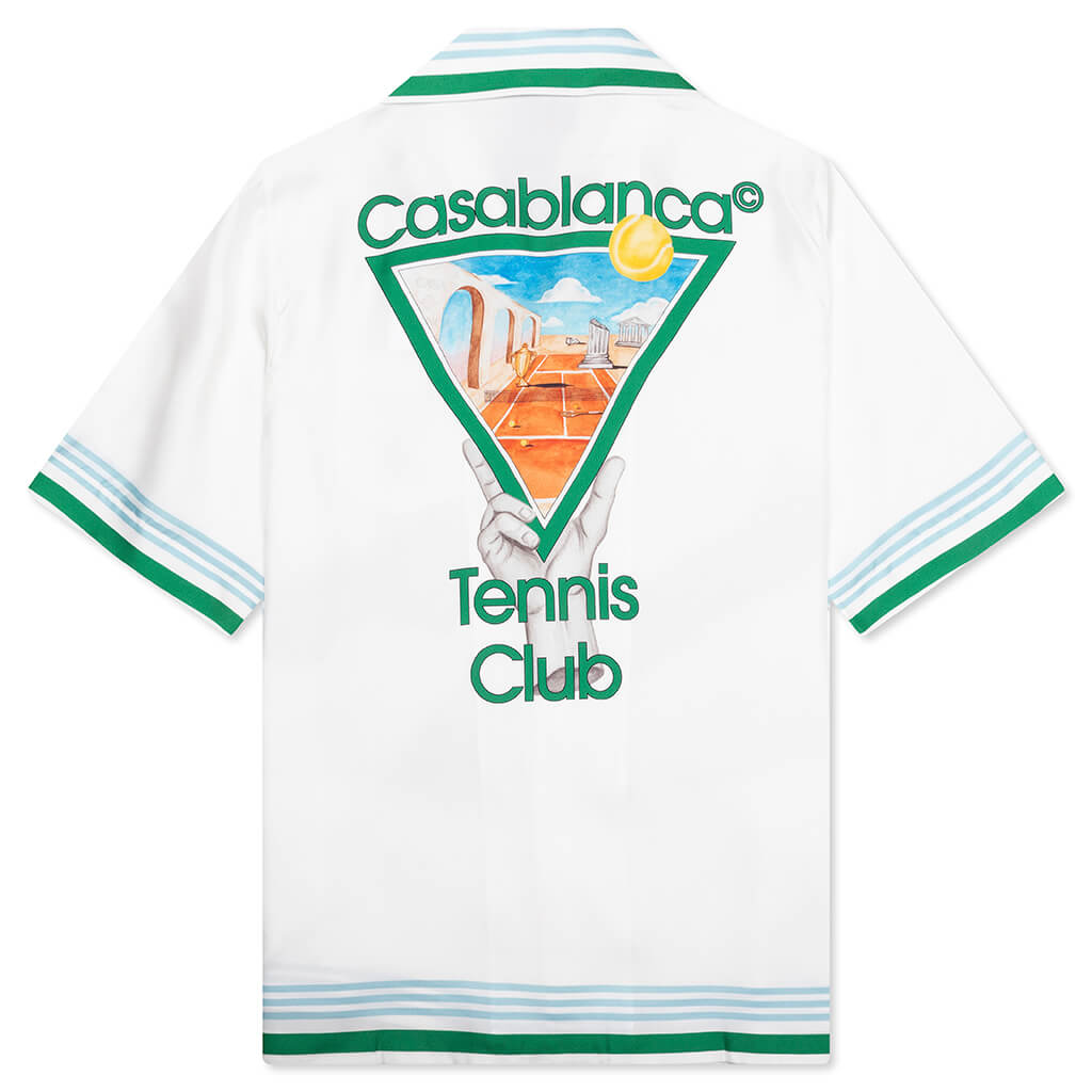 Tennis Icon S/S Cuban Collar Shirt - Metaphysical