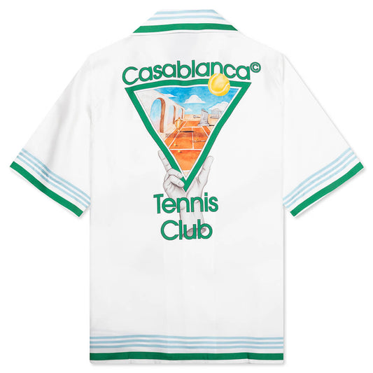 Tennis Icon S/S Cuban Collar Shirt - Metaphysical