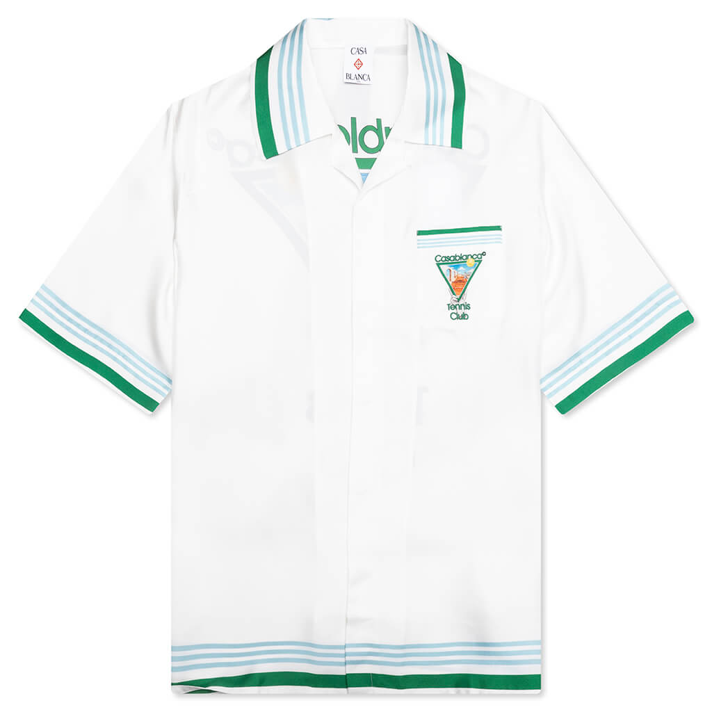 Tennis Icon S/S Cuban Collar Shirt - Metaphysical