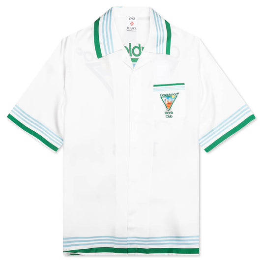 Tennis Icon S/S Cuban Collar Shirt - Metaphysical