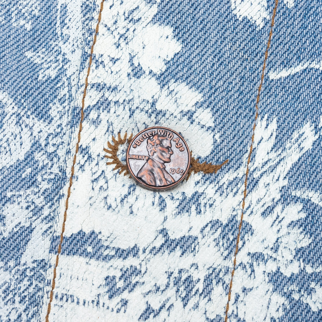 Teresa Reconstructed Trucker Jacket - Indigo