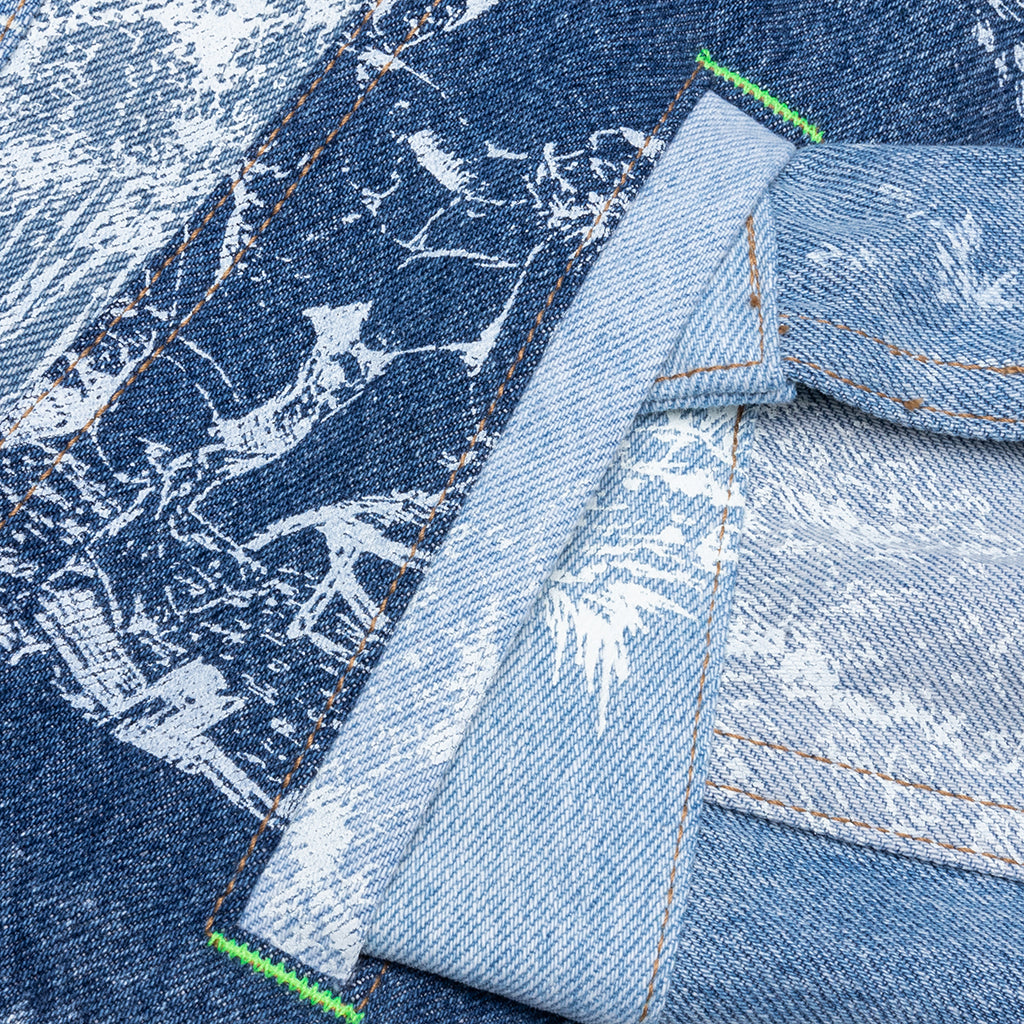 Teresa Reconstructed Trucker Jacket - Indigo