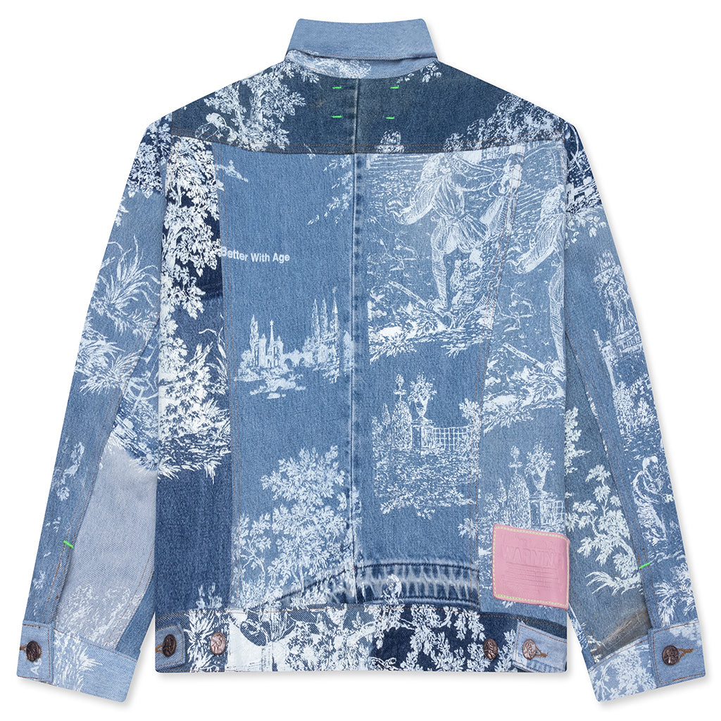 Teresa Reconstructed Trucker Jacket - Indigo