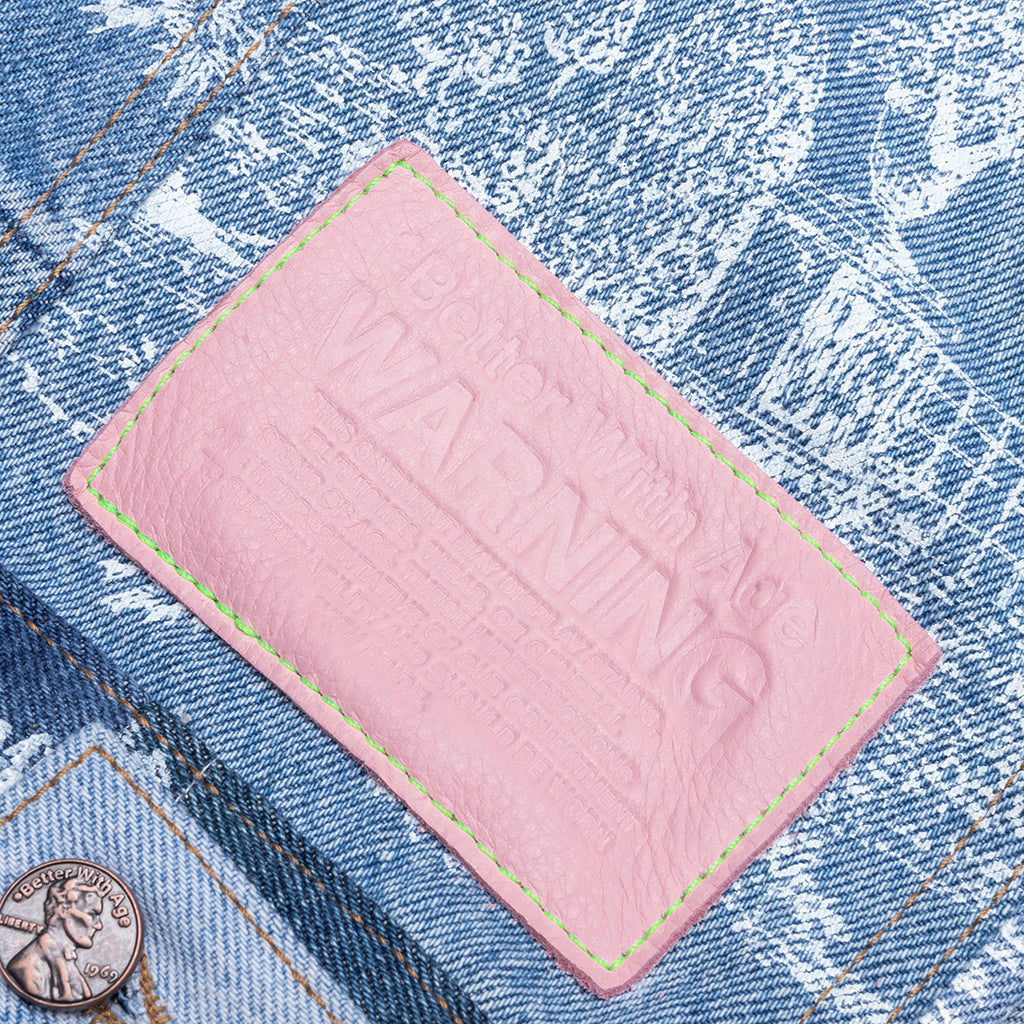 Teresa Reconstructed Trucker Jacket - Indigo