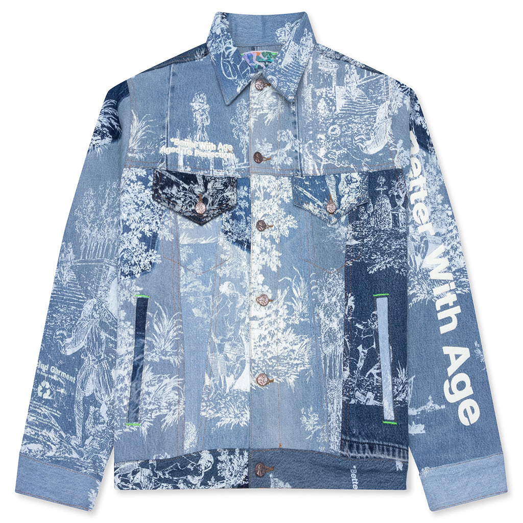 Teresa Reconstructed Trucker Jacket - Indigo