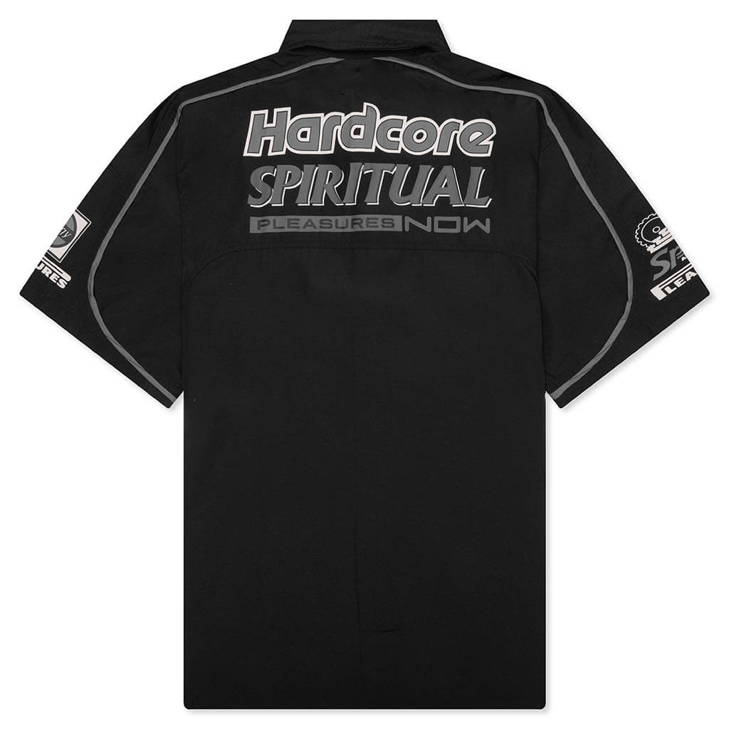 Terror Button Up Shirt - Black