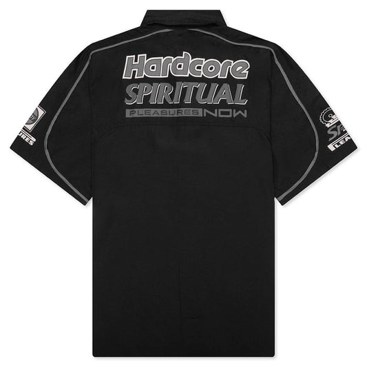 Terror Button Up Shirt - Black