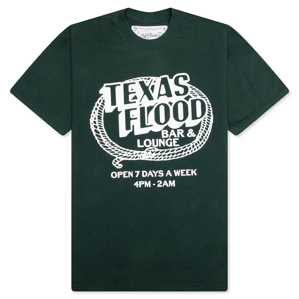 Texas Flood T-Shirt - Washed Forest Green
