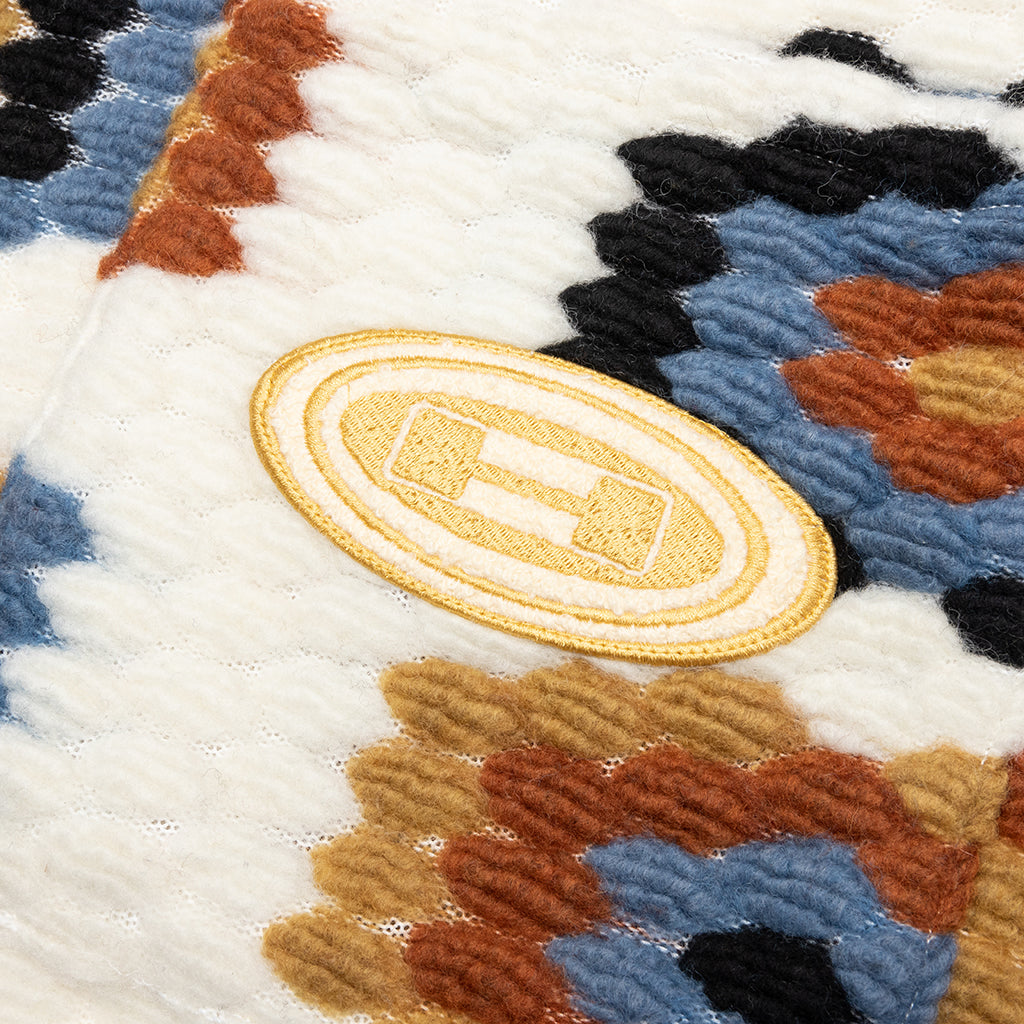 Textured Full Zip - Cream