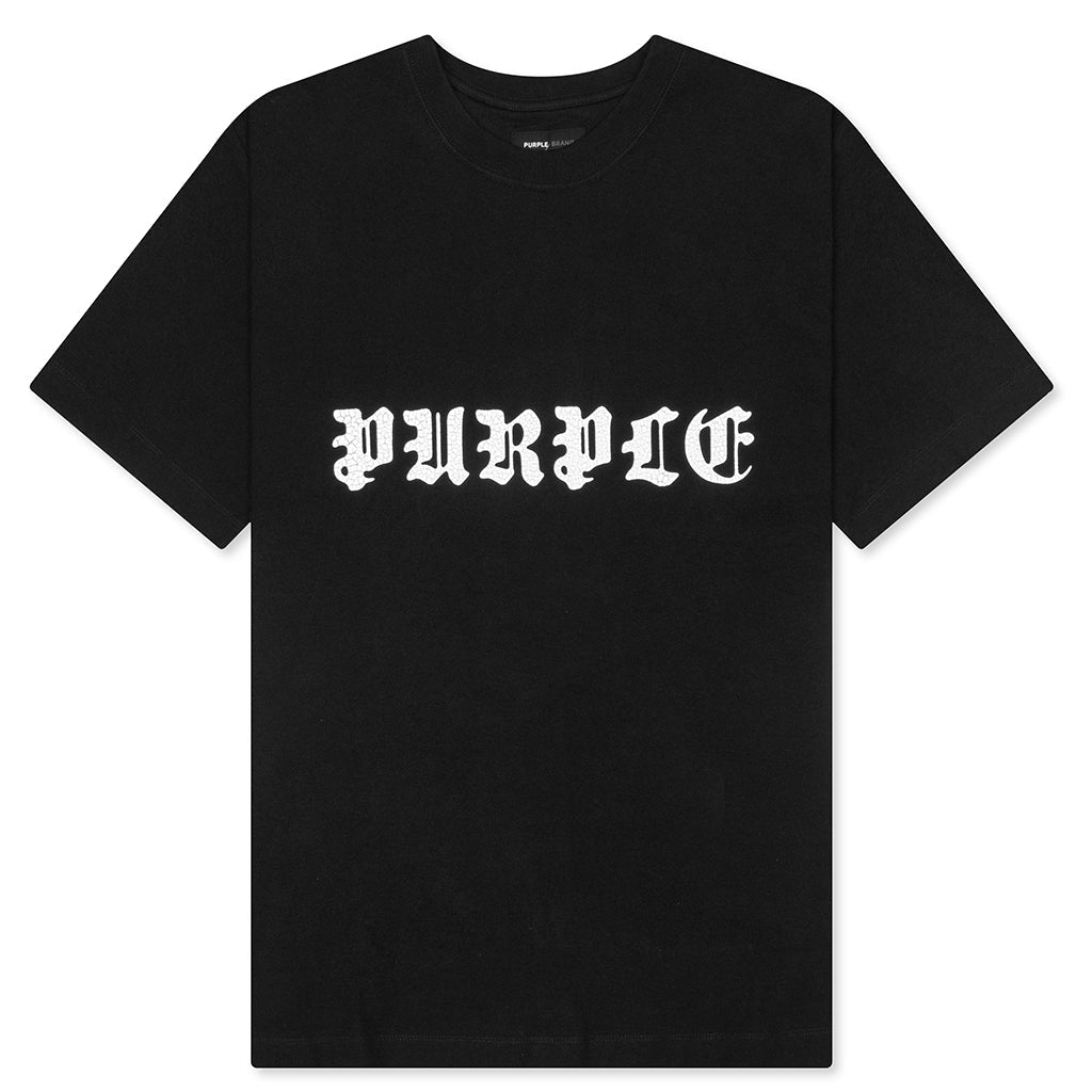 Textured Jersey S/S Tee - Black