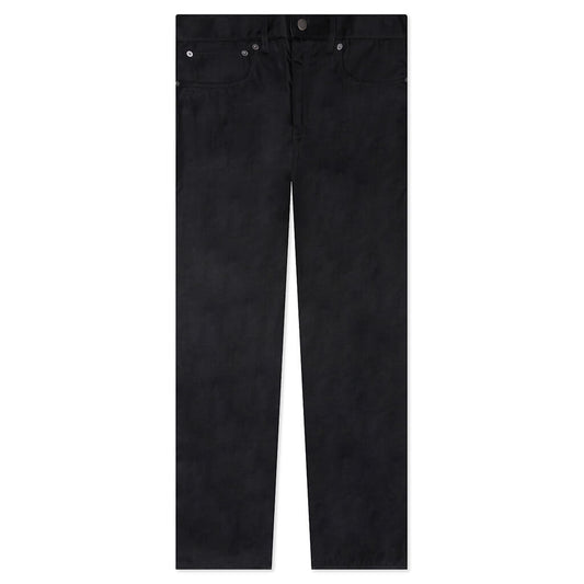 Textured Nylon 5-Pocket Pant - Black