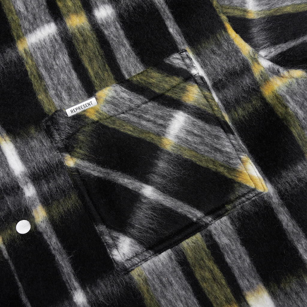 Textured Overshirt - Jet Black