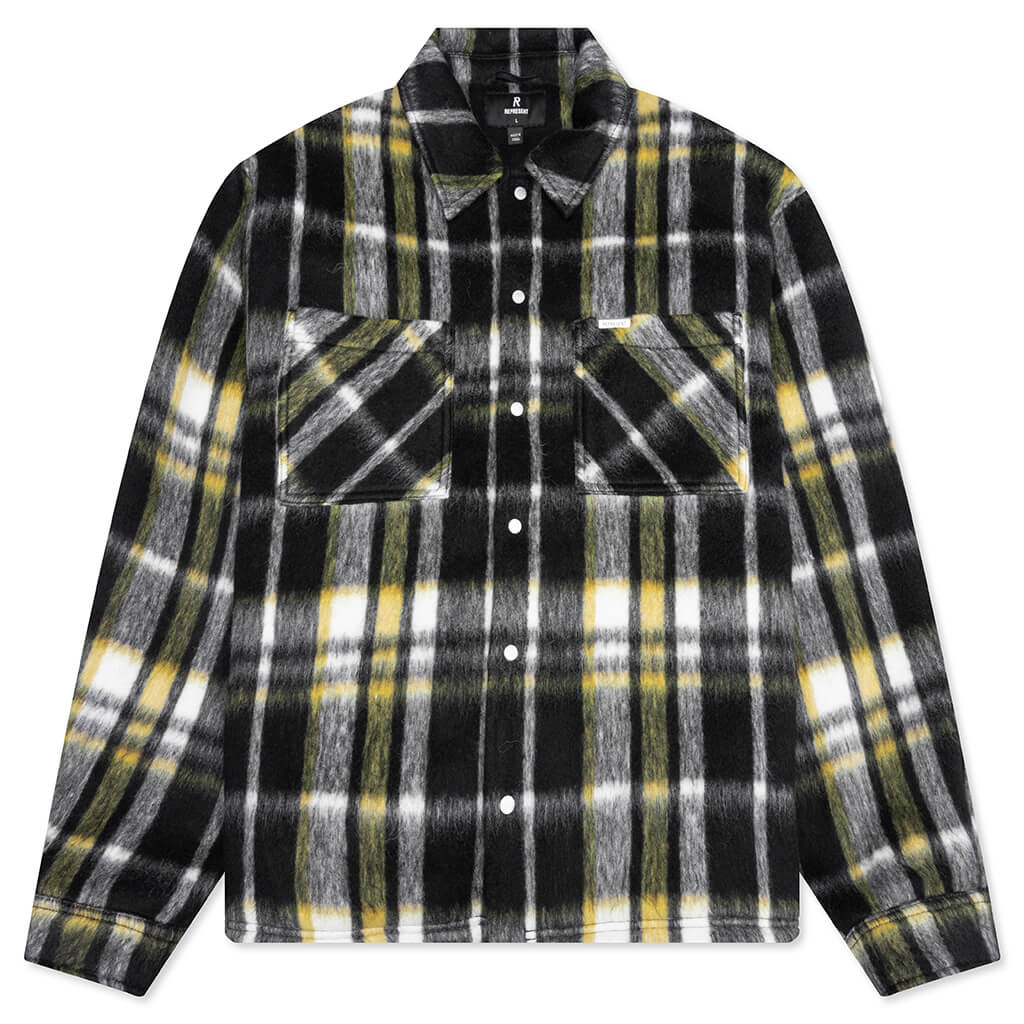Textured Overshirt - Jet Black