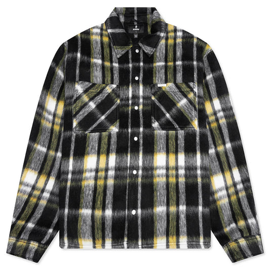 Textured Overshirt - Jet Black